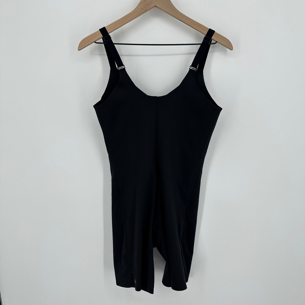 Honeylove Mid-Thigh Bodysuit L Black Allover Sculpting Built-in Wireless Bra - Picture 5 of 10